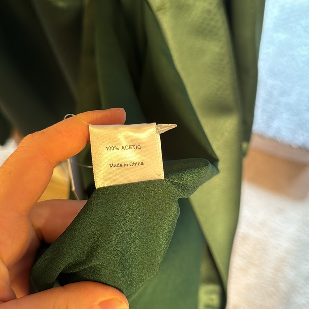 🐍 NWT Women’s Rat & Boa Green Franca Mac Trench Coat Dress 🐍 - Picture 9 of 10